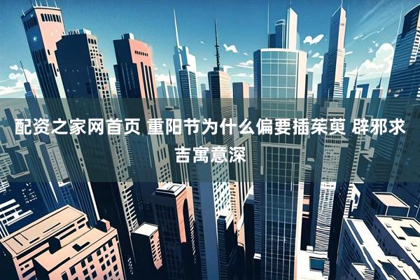 配资之家网首页 重阳节为什么偏要插茱萸 辟邪求吉寓意深